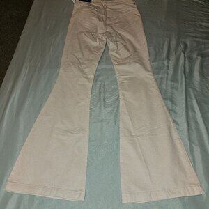 Hollister White Cream Women's Bell-Bottom Pants Corduroy NWT